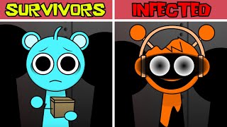 Corruptbox But Sprunki SURVIVORS VS INFECTED Incredibox [upl. by Anastasius]