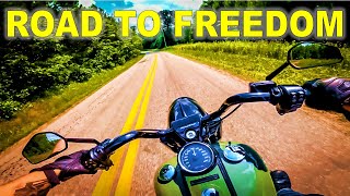 ROAD TO FREEDOM  MOTORCYCLES amp THE AMERICAN DREAM  HARLEY DAVIDSON ROAD KING SPECIAL  4TH OF JULY [upl. by Ajram457]