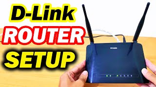 DLink Router Setup and Full Configuration [upl. by Letsou734]