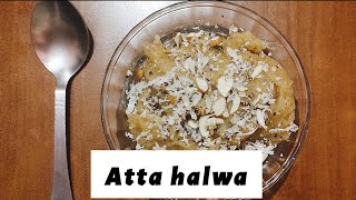 Simple Atta Halwa Recipe  आटे का हलवा  Traditional indian sweet recipe  Recipe1 [upl. by Nahtiek]