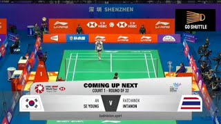 An Se Young vs R Intanon  China Masters 2024  Round of 32 [upl. by Grote]