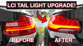 M2 LCI Tail Light Upgrade on my PreLCI BMW M2 install amp review [upl. by Candless]