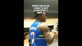 Cong tv didnt reply to speed message to ishowspeed [upl. by Erbes]