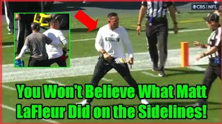 Matt LaFleur Loses His Cool on the Sidelines During Timeout Drama [upl. by Anatsirhc]