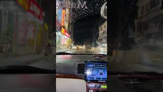 Mingora at night night view after rain 1million1 travel swatkpkpakistan [upl. by Adnarrim575]