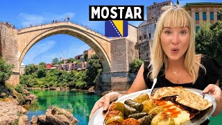 Our SHOCKING Impressions of Mostar 🇧🇦 Bosnian Food FEAST best things to see amp do [upl. by Dodwell]