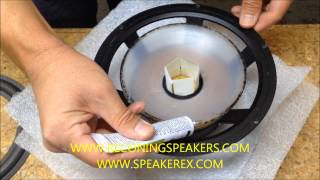 How to Refoam a Speaker with a Polypropylene Cone [upl. by Amorita27]