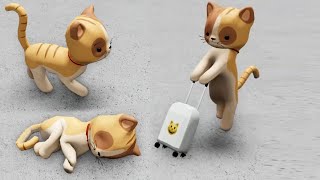 Cute Cats Working At Airport  Roblox Obby [upl. by North]