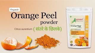 Ayseas Orange peel Powder  Refreshing radiance for skin amp vitality naturally orangepeelfacepack [upl. by Leahcimnaj695]