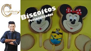 Biscoitos amanteigados e personalizados [upl. by Binnie]