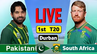 Pakistan vs South Africa live 1st T20 Match  Live Cricket Match Today  PAK vs SA Live Match Today [upl. by Terb228]