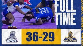 Pro Kabaddi 2024 Today Match Highlights Tamil Thalaivas vs Haryana Steelers PKL Season 11 highlights [upl. by Va]