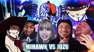 Dracule Mihawk vs Diamond Jozu  Reaction Mashup [upl. by Llednek]