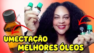 COMO FAZER UMECTAÇÃO EM CABELO CACHEADO E CRESPO PARA CRESCIMENTO E QUAL MELHOR OLEOS USAR [upl. by Eelibuj612]