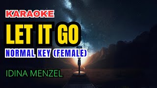 Let It Go  Idina Menzel Karaoke Normal Key Female [upl. by Clymer]