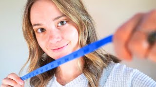 ASMR 🧶 Measuring You Steaming Garments Yarn Spinning Unintelligible Inspecting Yarn 🧶 [upl. by Talich]