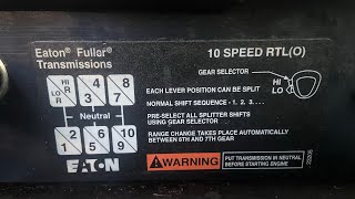 How to shift a super 10 transmission [upl. by Muriel]