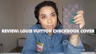 Review Louis Vuitton Checkbook Cover [upl. by Laurence]