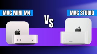 Mac Mini M4 Vs Mac Studio  Ultimate Showdown [upl. by Moyna439]