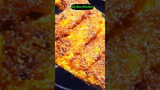 Pomfret Fish Fry Recipe Poplet Fish Fry recipe rajresk [upl. by Eecal]