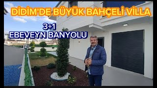 DİDİMDE SATILIK VİLLA7500000TL BÜYÜK BAHÇELİ 31 EBEVEYN BANYOLU PANJURLU DENİZE YAKIN ACİL [upl. by Marillin]