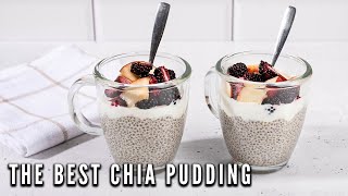 The Best Chia Pudding Recipe With Almond Milk [upl. by Nylleoj]