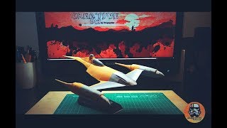 Naboo N1 Starfighter  papírmakett készítése papercraft [upl. by Travers]