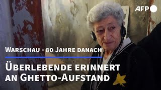 Aufstand im Warschauer Ghetto quotDie Welt hat nichts gelerntquot  AFP [upl. by Fawnia842]