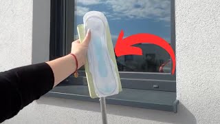 Stick it on the Swiffer and your windows will be cleaner than ever [upl. by Aisetal]