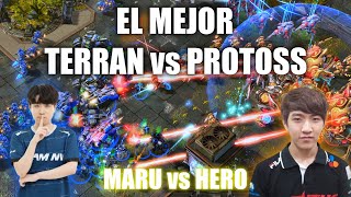 EL MEJOR PROTOSS vs TERRAN POSIBLE  HERO vs MARU 12 Cuartos de Final Master Spring [upl. by Silvain]