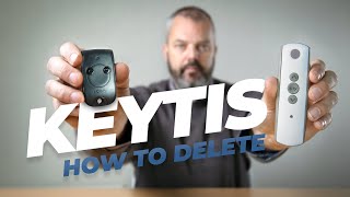 How to remove a Somfy Keytis 2 from your roller shutter motor while keeping the Telis 1 RTS remote [upl. by Rann843]