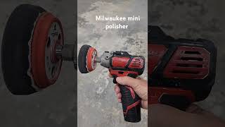 Milwaukee mini polisher garageimprovement garageexperts detailer bodyshop restoration cars [upl. by Hannon]