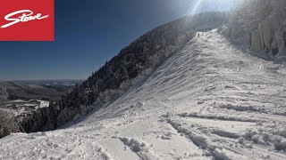 Skiing at Stowe Mountain Resort in Vermont  Part 1 [upl. by Lrem443]