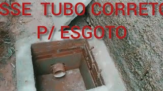 TUBO CERTO PARA SEU ESGOTO [upl. by Jun]