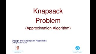 DAA59  Approximation Algorithm for Knapsack Problem [upl. by Virg]