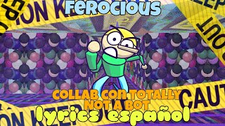 FNFgolden Appleferociouslyrics español collab con Totally Not a Bot [upl. by Kittie95]