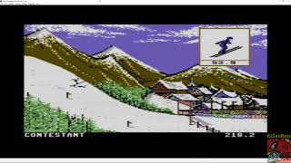 Ski Jump Winter Games COMMODORE 64 2187 [upl. by Piero]