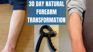 Do Grip Strengtheners Actually Work  30 DAY FOREARM TRANSFORMATION [upl. by Tine]