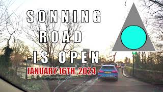 Sonning Road is open [upl. by Neelyad]