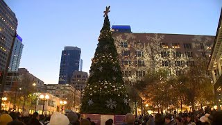 LIVE Annual holiday tree lighting in downtown Seattle [upl. by Leandro]