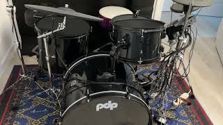 I Switched Back To A Full Sized Drum Kit At Home [upl. by Darsey]