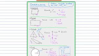 Wiskundige Geletterdheid Gr12  Oppervlakte formules [upl. by Hakceber]