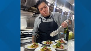 San Antonio chef competes on next episode of Food Networks Supermarket Stakeout [upl. by Hsaka]