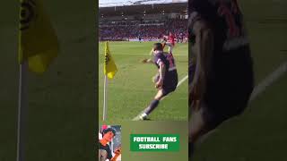 Corner kick Goal 🤯 football shorts footballedits [upl. by Braden]