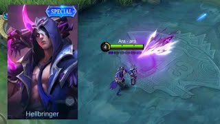 GRANGER SPECIAL SKIN HELLBRINGER  MOBILE LEGENDS [upl. by Erlinna]