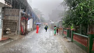 Rain Sounds For Sleeping  99 Instantly Stress Depression With Rain And Thunder Sound At Afternoon [upl. by Longfellow]