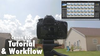 CANON 80D Time Lapse Tutorial amp Workflow  Intervalometer [upl. by Junieta558]