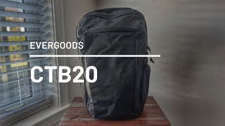 Evergoods CTB20 Review  New BEST Everyday Carry Backpack [upl. by Tartaglia639]