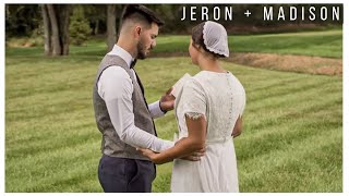 Jeron  Madison  Mennonite Wedding Highlight Film [upl. by Forelli236]