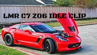 LMR C7 Z06 Stage III Cam 1229 RWHP 994 RWTQ Idle Clip [upl. by Seyler361]